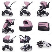 Riki Swift Premium 12 Titanium bērnu rati 3-1 
