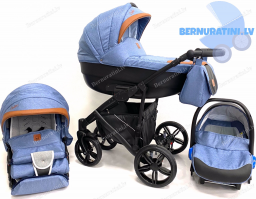 Camarelo Baleo Ba-6 bērnu rati 